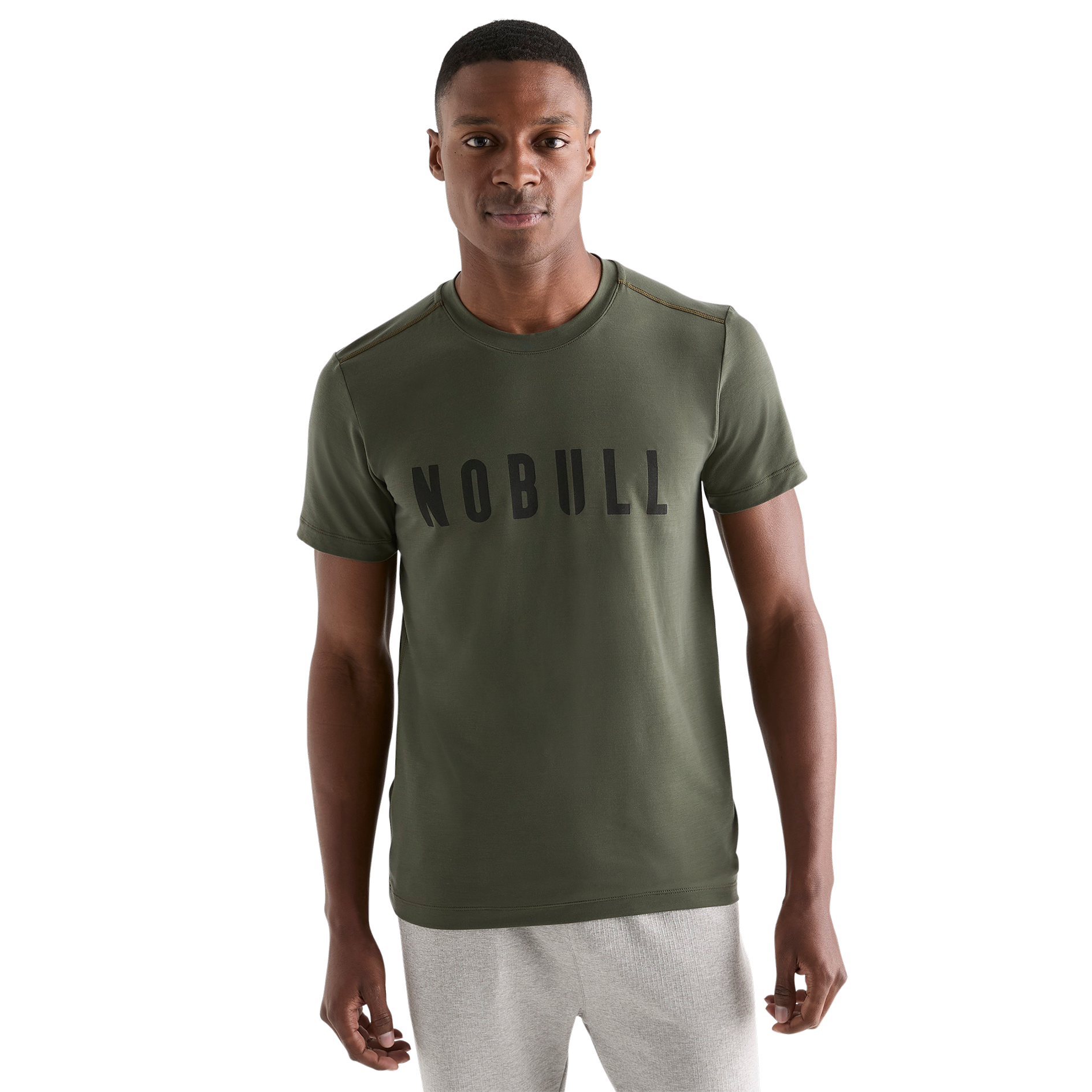 NOBULL Men's Performance T-Shirt - Lightweight, Breathable Workout Tee for Gym, Running & Training