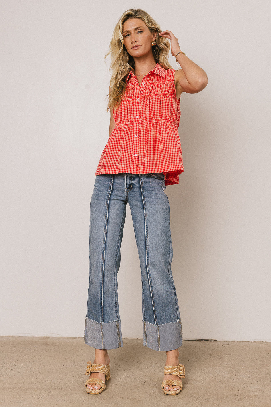 Kenneth Straight Leg Jeans for Women - Classic Comfort Denim Pants - Perfect for Casual Wear, Office & Everyday Outfits