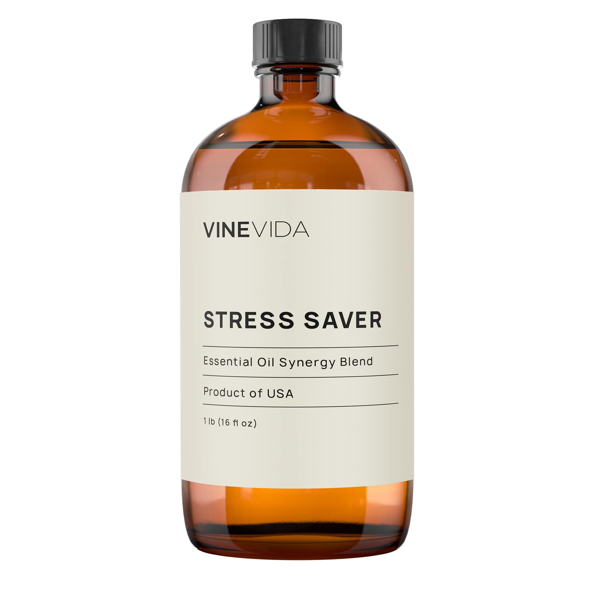 Stress Saver Synergy Blend Essential Oil - Natural Anxiety Relief & Relaxation Aromatherapy for Home, Office & Meditation