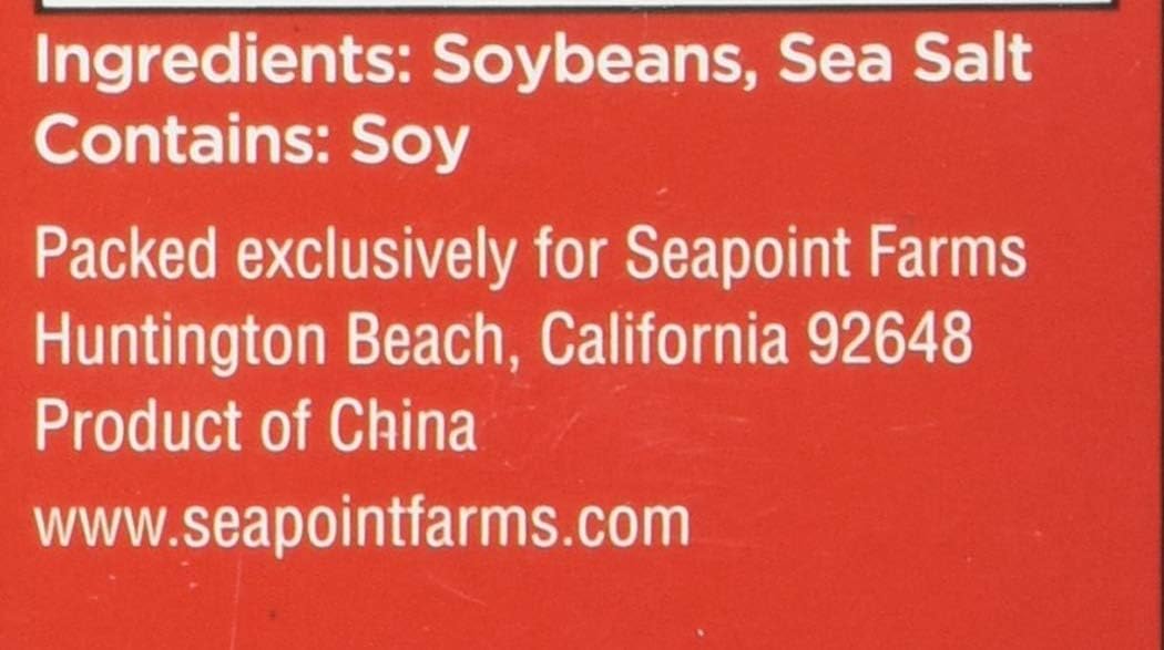 Seapoint Farms Dry Roasted Edamame Snacks, Lightly Salted - 8 Pack (0.79 oz Each, 6.35 oz Total) - Healthy Vegan Protein Snack for Work, School & Travel