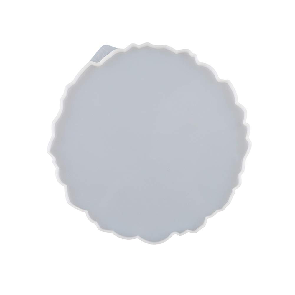Meijunter Irregular Silicone Resin Molds for Epoxy - DIY Fruit Tray & Coaster Casting Molds, Round Table Mat for Crafts and Home Decor | Perfect for DIY Art Projects, Party Serving, and Home Decoration