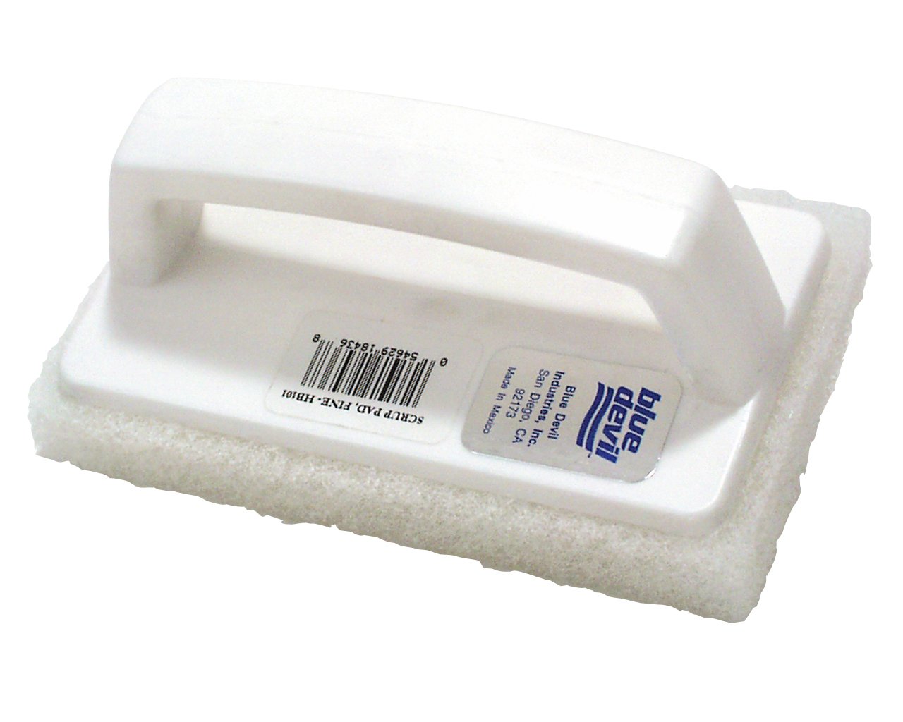 Blue Devil B8436 Fine Grade Scrub Pad - Heavy Duty Cleaning Pad for Kitchen, Bathroom & Automotive Surfaces