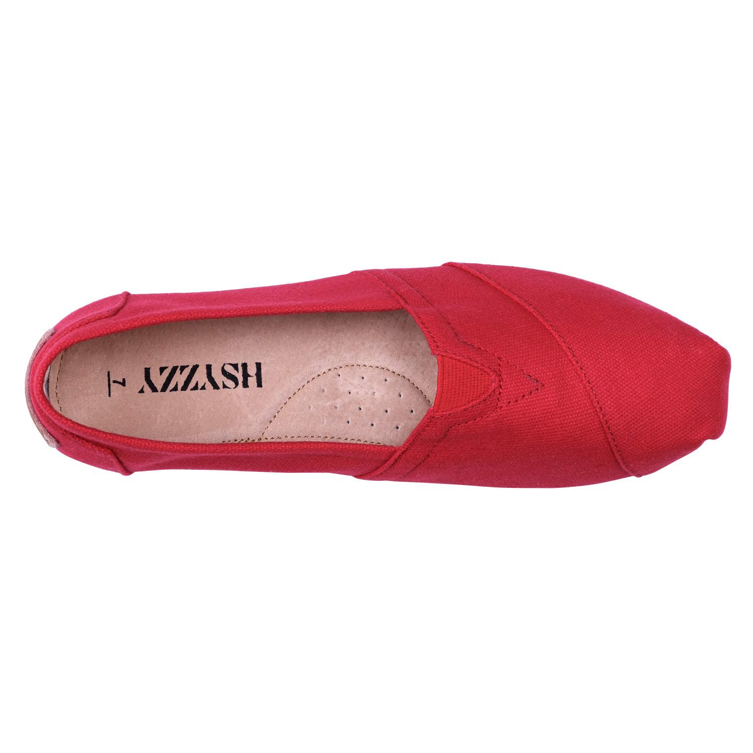 Women's Slip-On Canvas Ballet Flats - Classic Casual Sneakers & Everyday Loafers for Work, Walking, and Travel | Comfortable Breathable Shoes for Women
