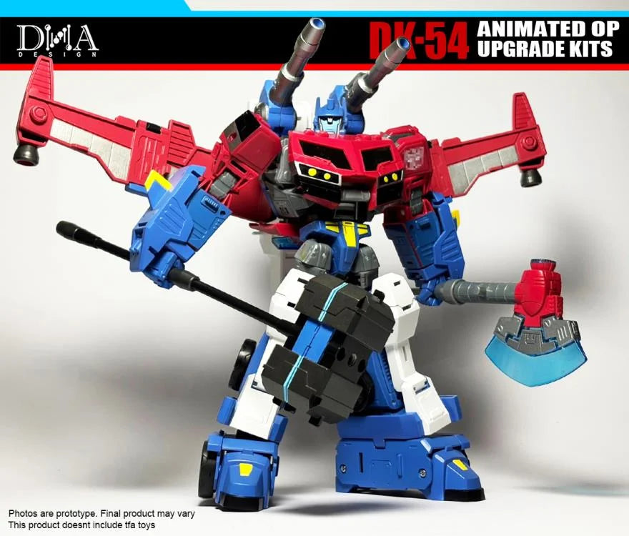 DNA Design DK 54 Upgrade Kit for Transformers Animated Optimus Prime - Enhance Your Collectible Figure with Premium Accessories for Display & Customization