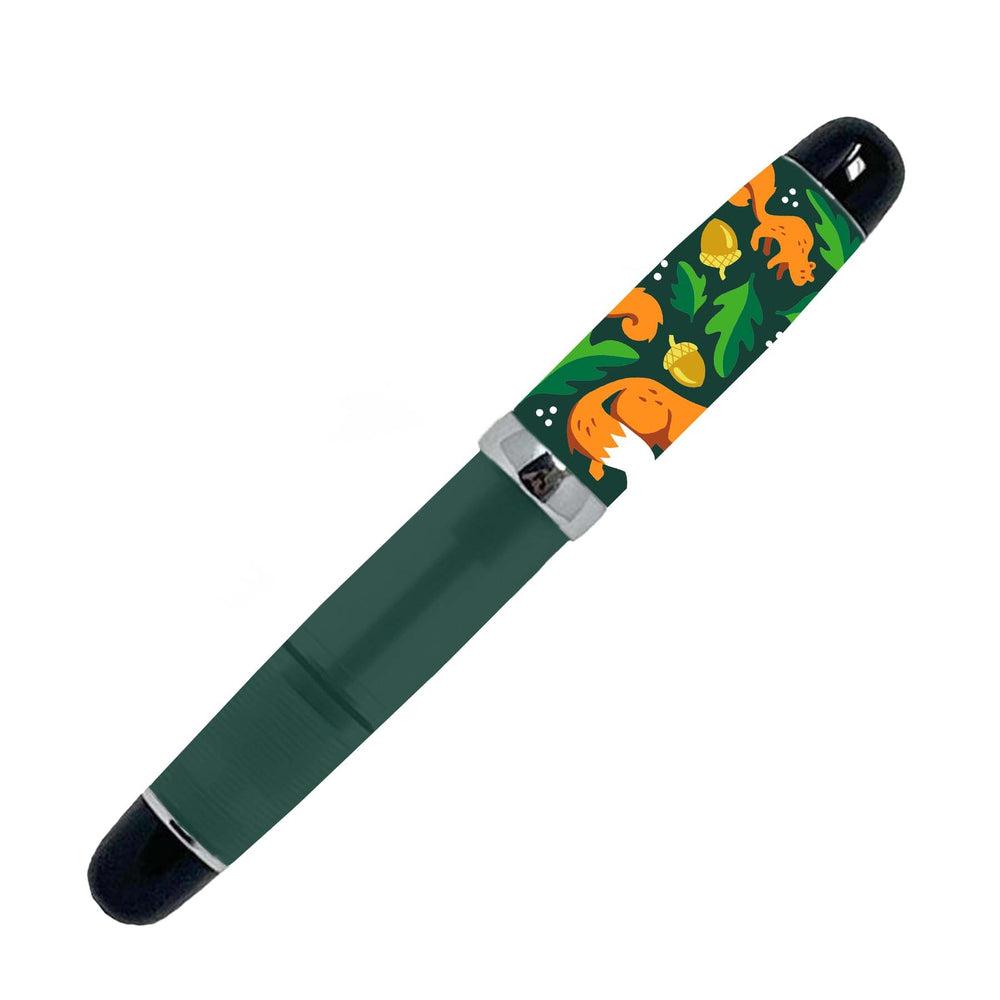 Opus 88 x Jenn.Draws Forest Creatures Fountain Pen - Premium Outdoor Writing Instrument for Nature Lovers, Perfect for Journaling, Sketching & Outdoor Adventures