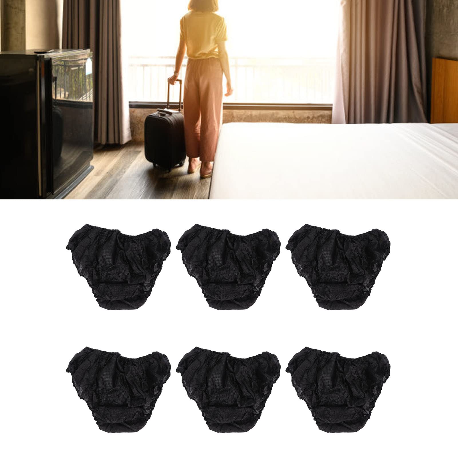50 Pack Disposable Underwear for Women & Men - Soft Breathable Travel Underwear, One Size Fits Most - Perfect for Camping, Hiking, Hotel Stay & Outdoor Activities