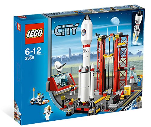 LEGO Space Center 3368 Building Blocks Set - NASA Inspired Space Shuttle & Rocket Model Kit for Kids & Adults - STEM Educational Toy for Space Exploration Enthusiasts | Perfect for Birthday Gifts, Collectors & Classroom Learning Activities