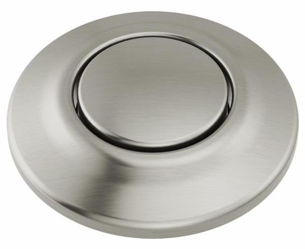 Brizo 69080 SS Stainless Steel Air Switch with Dual Outlet - Perfect for Kitchen Sink, Bathroom, and Bar Faucet Installations