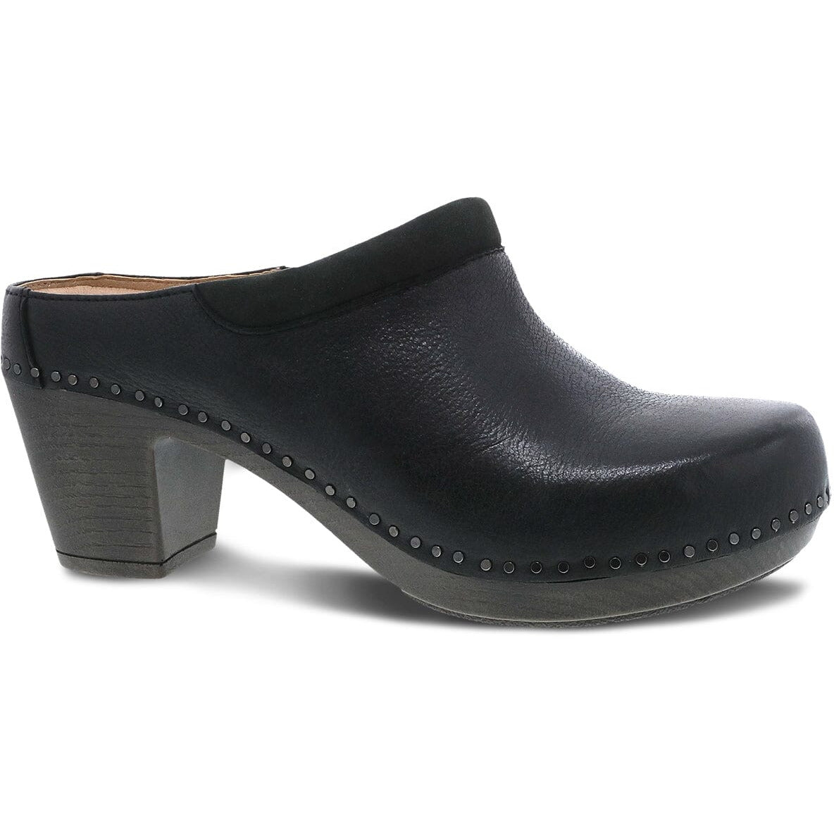 DANSKO SAMMY MILLED BURNISHED Leather Clogs - Women's Comfort Shoes for Nurses & Teachers (Final Sale) - Perfect for Healthcare, Hospitality & All-Day Wear