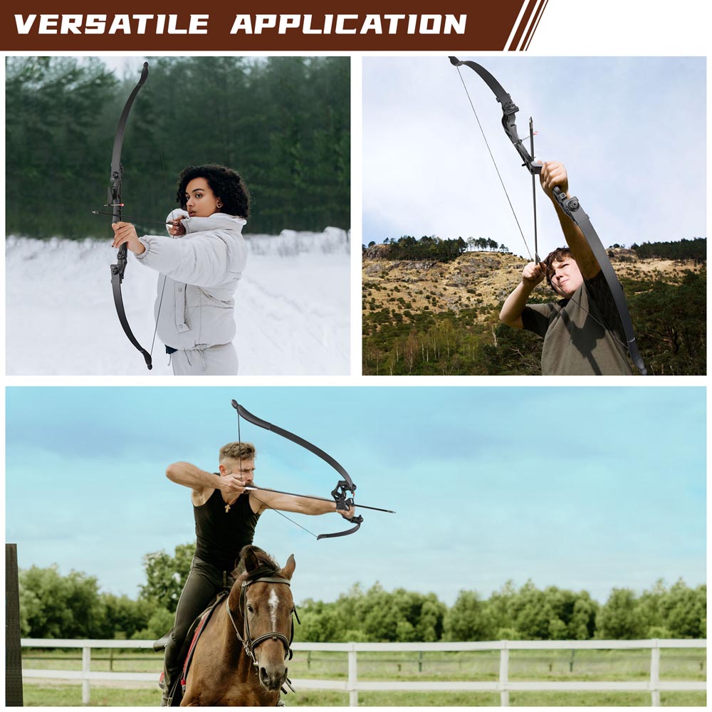 TheLAShop Recurve Bow for Hunting - 53