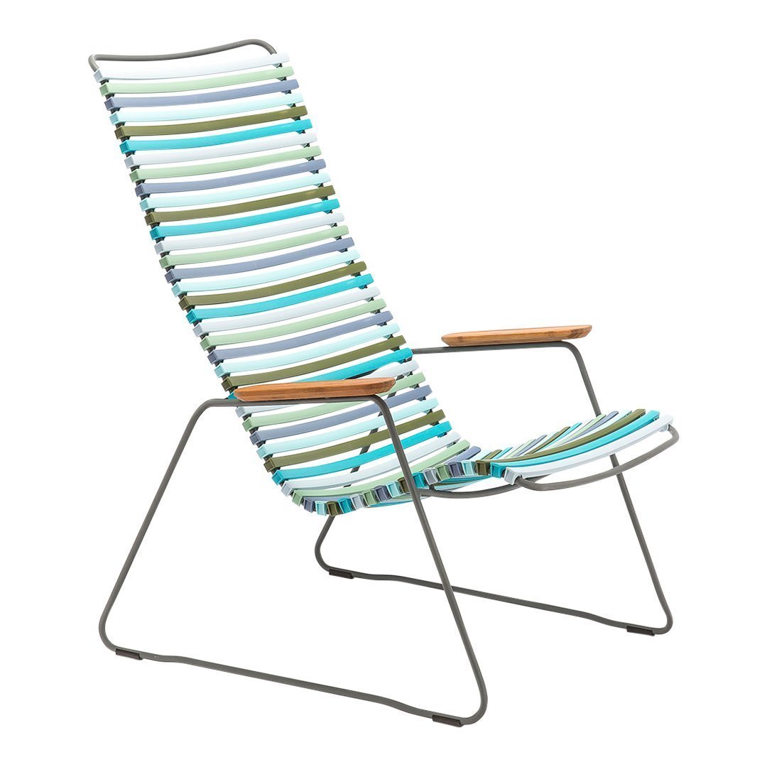 Click Outdoor Lounge Chair - Waterproof & Durable Patio Furniture for Poolside, Garden, and Backyard Relaxation
