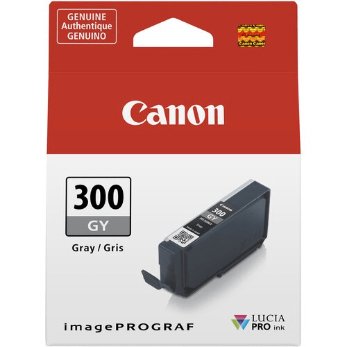 Canon PFI 300 Gray Ink Tank - High-Quality Compatible Ink for Canon Printers | Perfect for Office Documents, School Projects & Home Printing