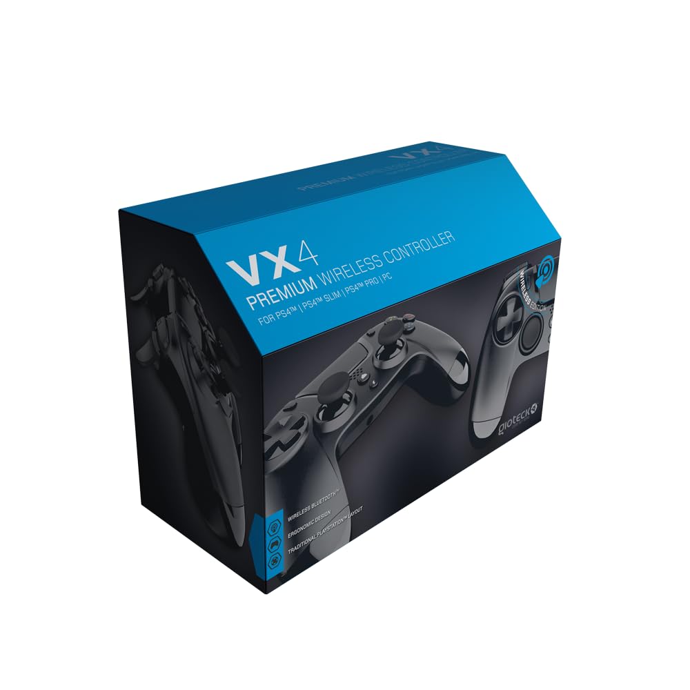Gioteck PS4 Bluetooth Controller - 35mm Jack for Gaming & Streaming
