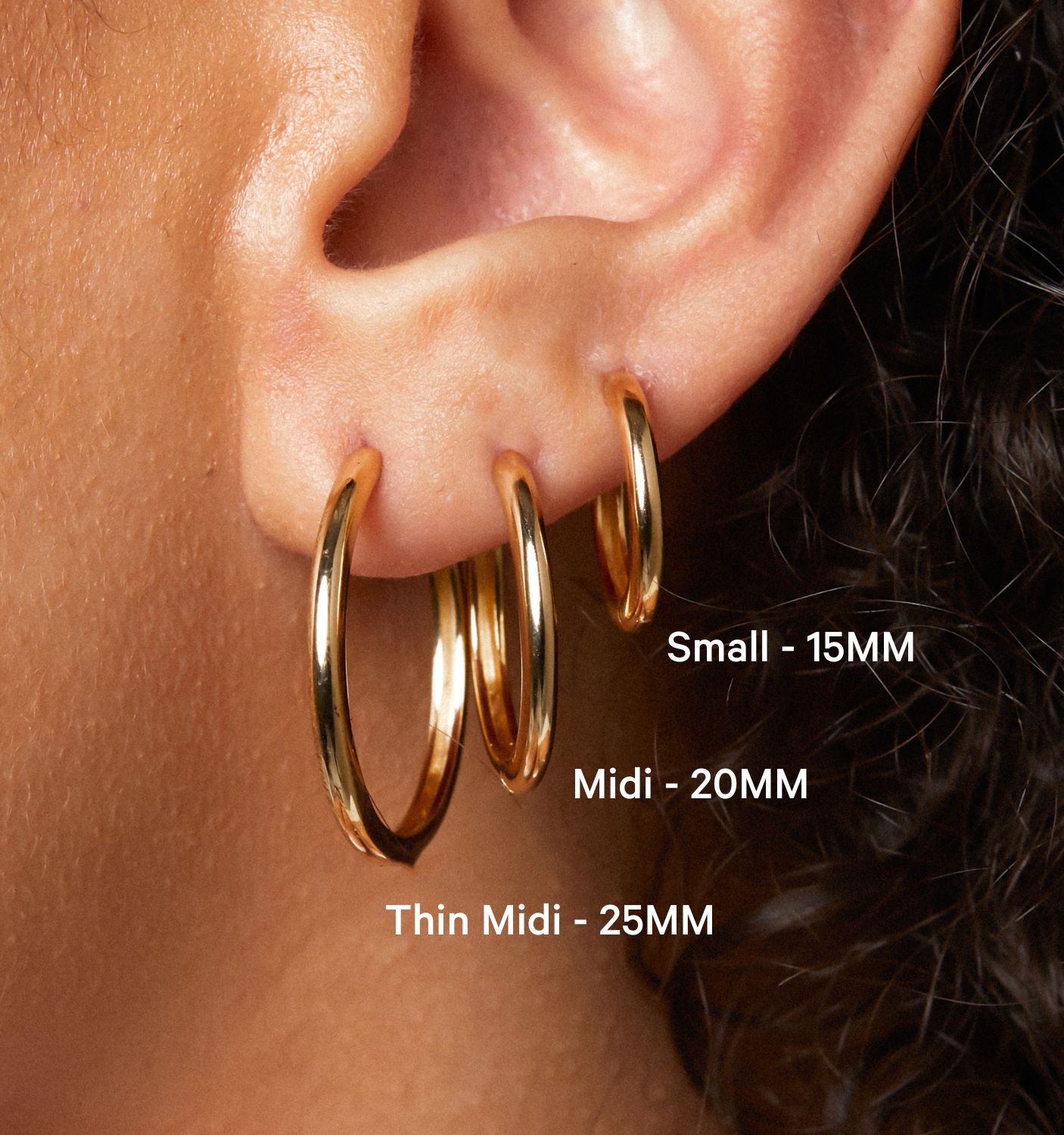 Small Hoop Earrings for Women - 14K Gold Plated Minimalist Dainty Hoops - Perfect for Everyday Wear & Gifts