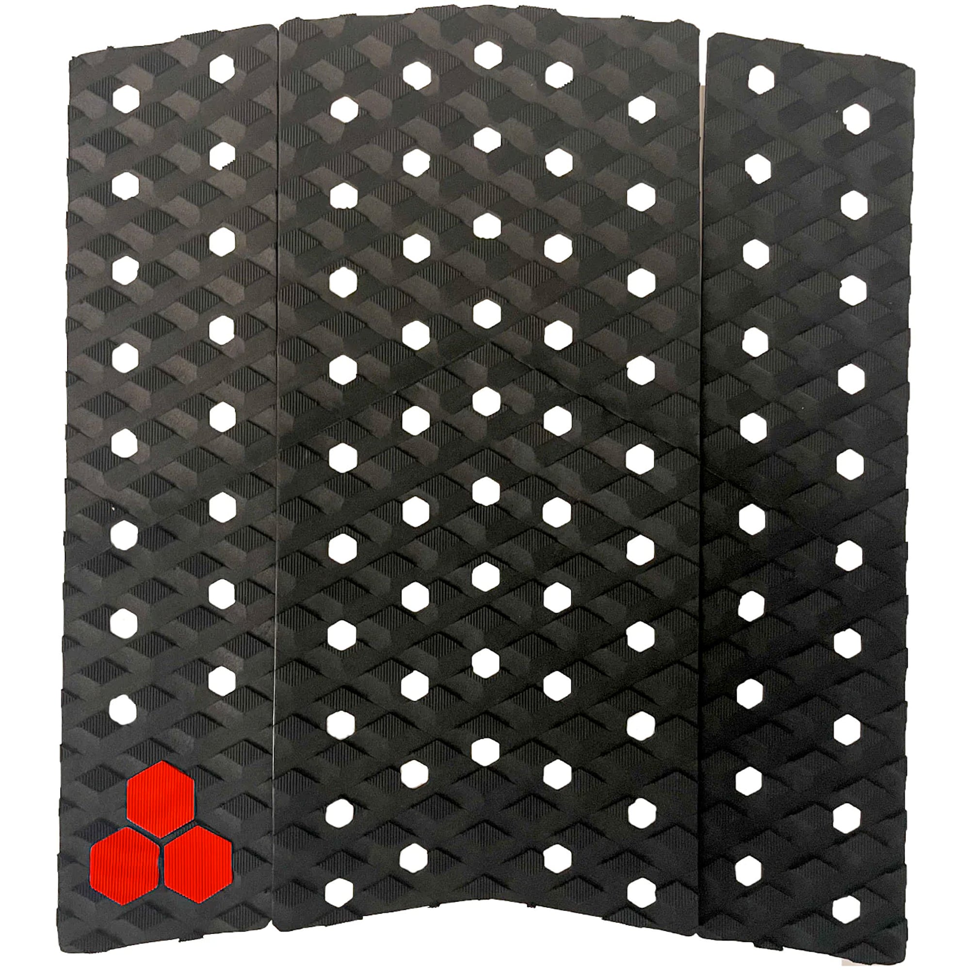 Channel Islands Front Reef Heazlewood Traction Pad - Black - Premium Surfboard Grip for Enhanced Performance in Big Waves