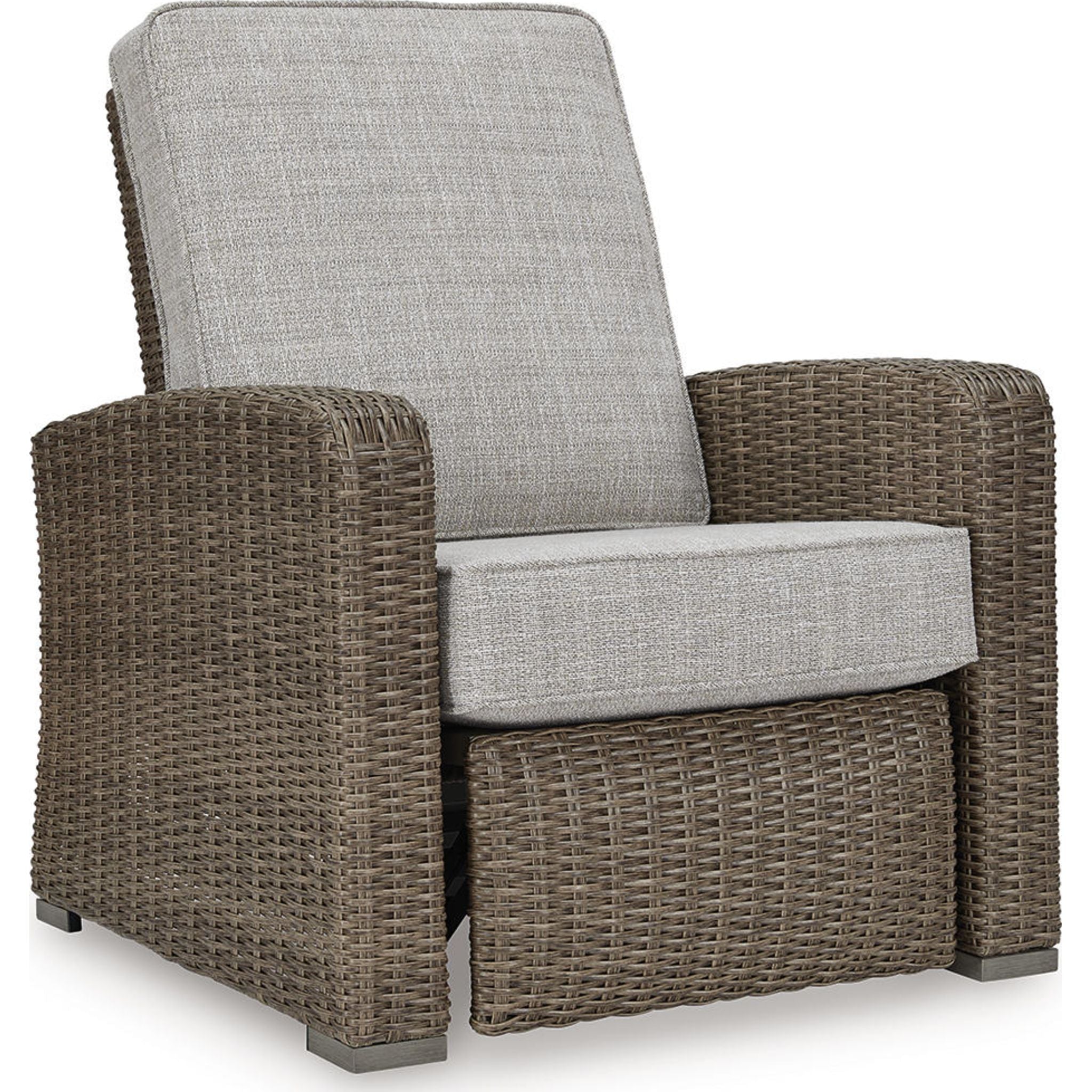 Beachcroft Outdoor Recliner Chair - Adjustable Patio Lounge Chair with Cushion, Waterproof & UV Resistant - Perfect for Poolside, Backyard, Beach Relaxation