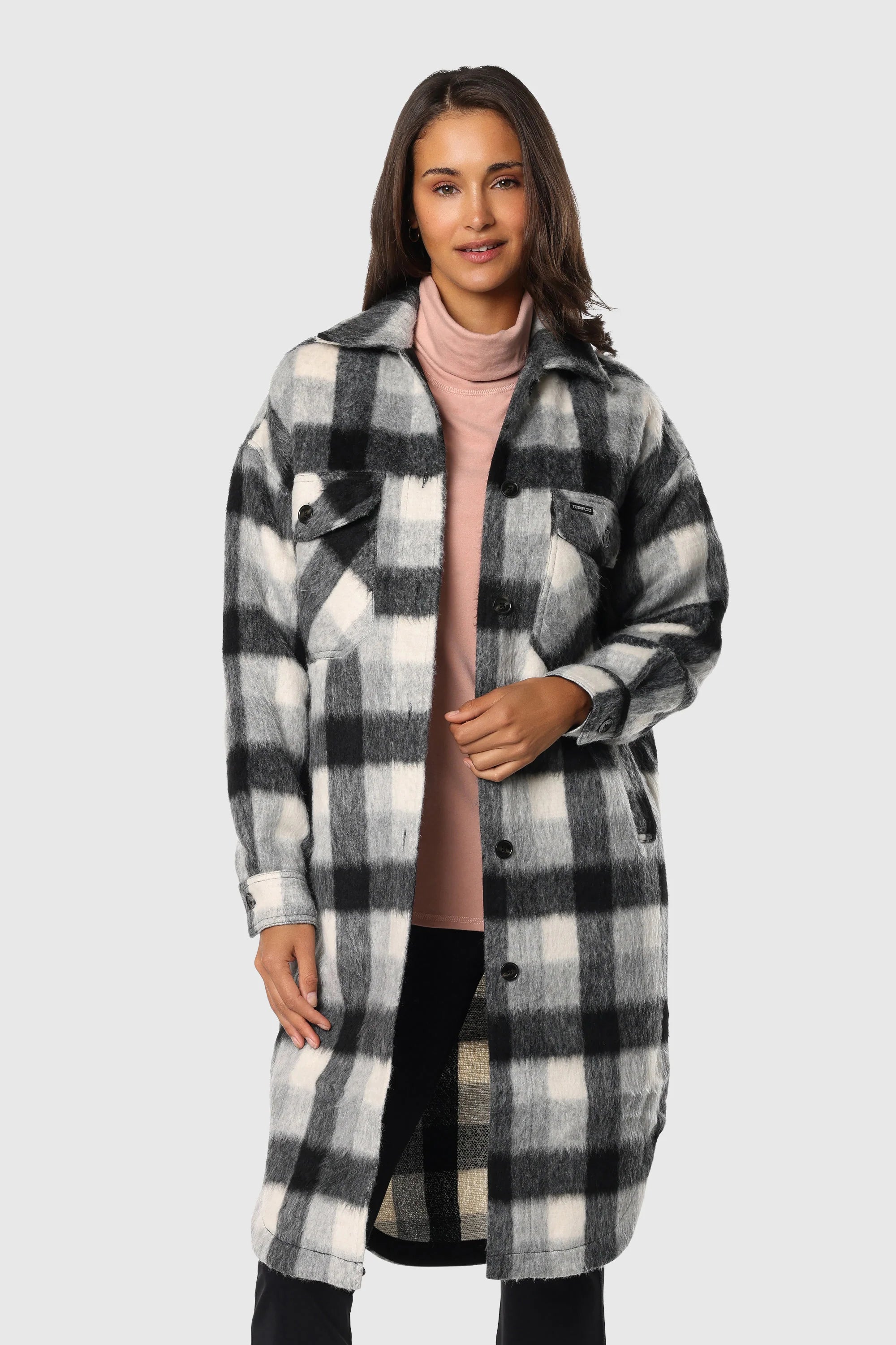 Stylish Long Shacket Coat for Women - Trendy Oversized Button-Up Jacket for Fall & Winter | Perfect for Layering, Casual Outfits & Outdoor Adventures