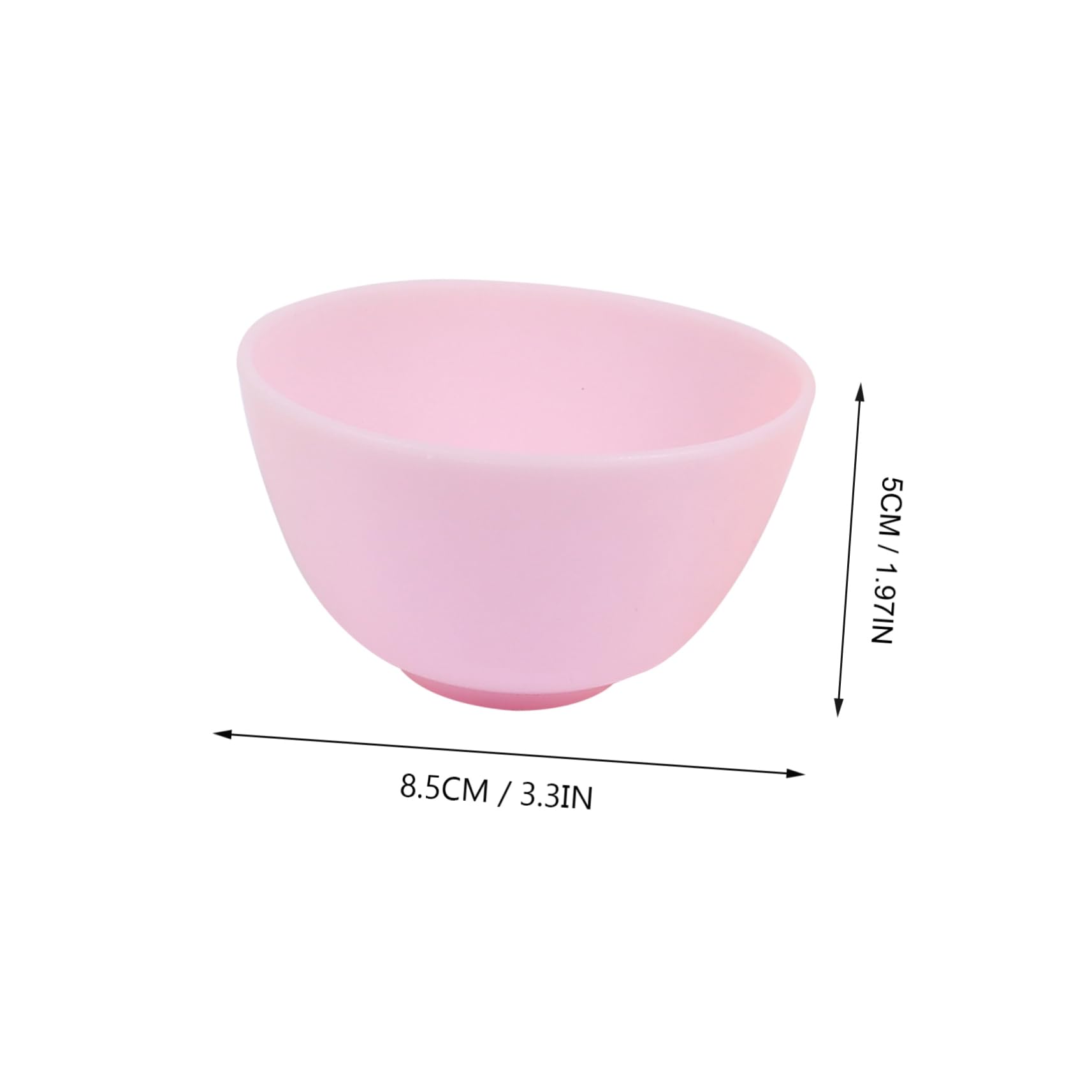 5pcs Silicone Mask Mixing Bowls - Reusable DIY Facial Mask & Skin Care Tool for Spa, Makeup, Sushi Dipping - Perfect for Home Beauty Routine & Professional Salon Use
