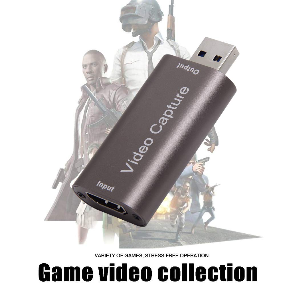 SUMPIGGER 4K HDMI Video Capture Card - USB 3.0/2.0 Compatible DSLR Camera Recorder for Live Streaming & Recording | 1080P HD Audio Video Grabber for Gaming, Podcasting, and Video Conferencing