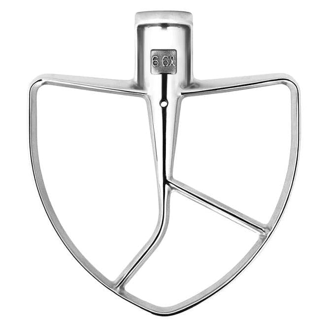 KitchenAid Flat Beater Attachment for 7 Qt Mixers - Stainless Steel Dough Hook for Baking Bread, Cakes & Cookies - Compatible with Stand Mixers - Perfect for Home Bakers & Professional Chefs