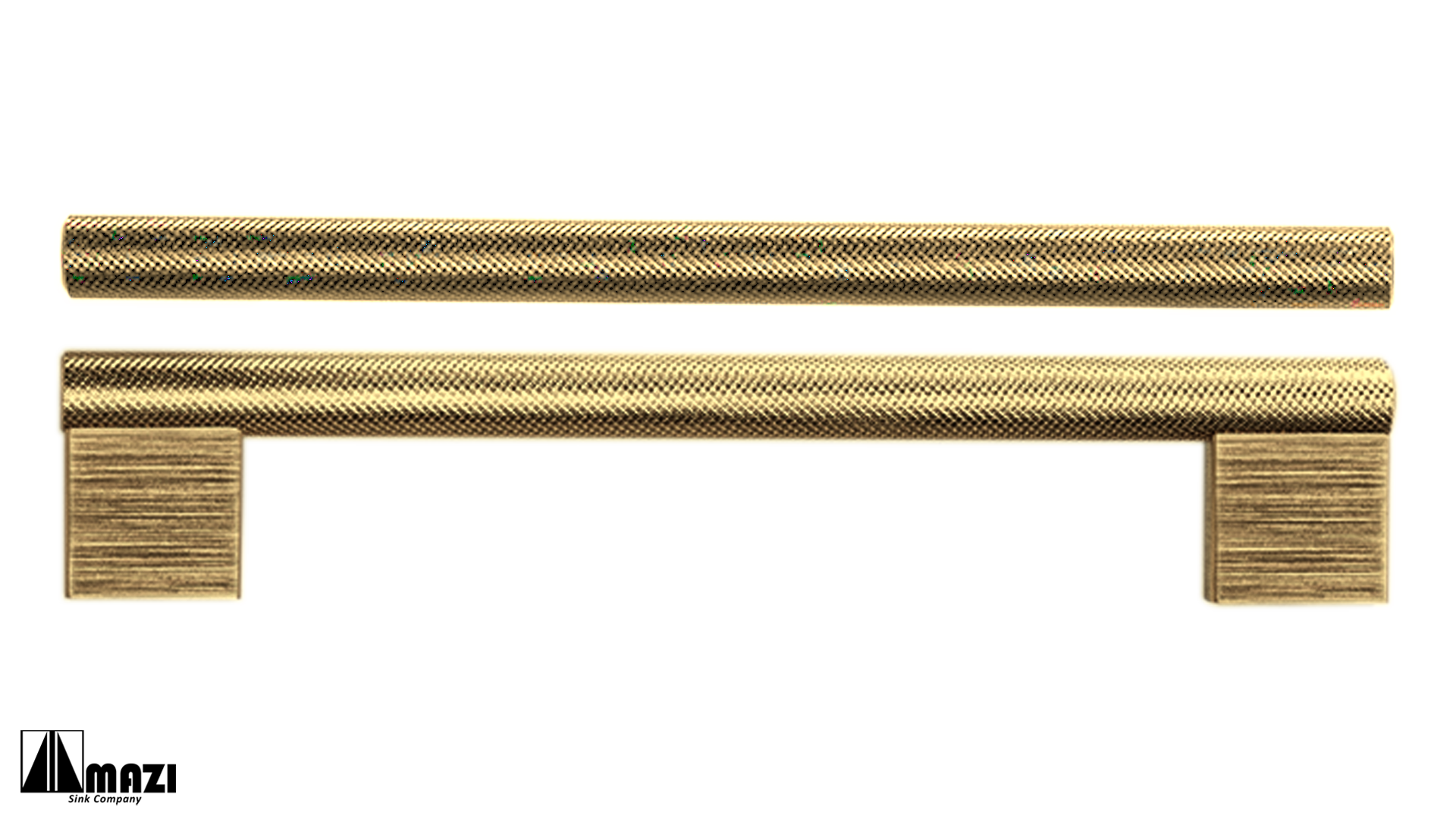 0486 Graf Big Handle Brushed Brass - Elegant Cabinet & Drawer Pull for Modern Kitchens & Bathrooms
