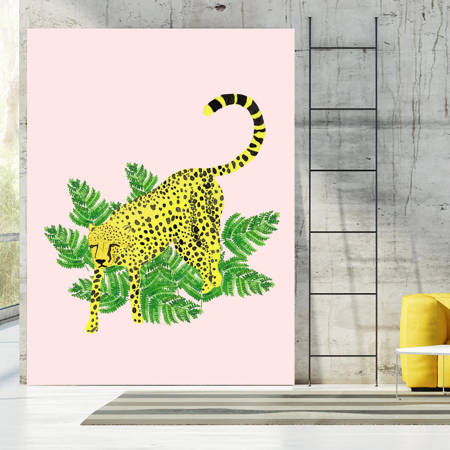 Cheetah on the Lookout II - Premium Wildlife Art Print for Home & Office Decor - Perfect for Nature Lovers & Safari Theme Rooms