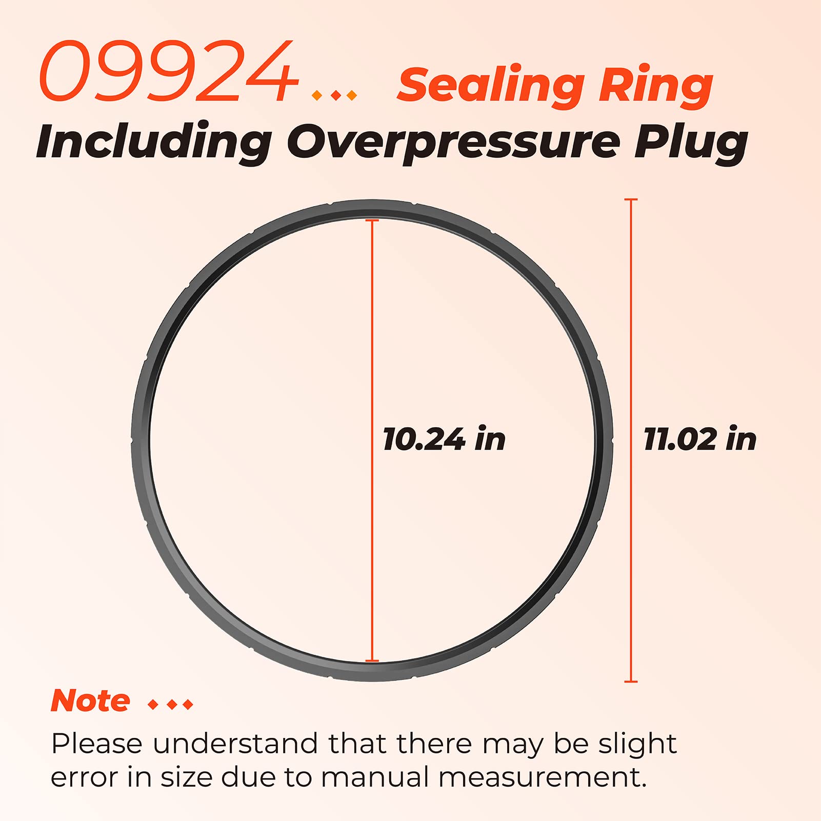 Presto Pressure Canner Sealing Ring & Overpressure Plug Replacement - Compatible with 0128206, 0128202, 0128203, 0128204, 0128303, 0126306 Models - Fits 6 & 8 Quart Pressure Cookers - 2 Pack - Perfect for Home Canning and Food Preservation