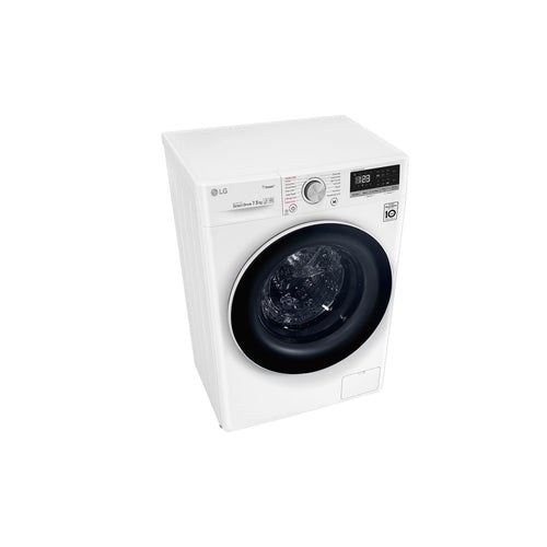 LG WV5 1275W 7.5kg Front Load Washing Machine with Steam Function - Energy Efficient, Quiet Operation for Apartments & Small Homes - Perfect for Laundry Rooms & Compact Spaces