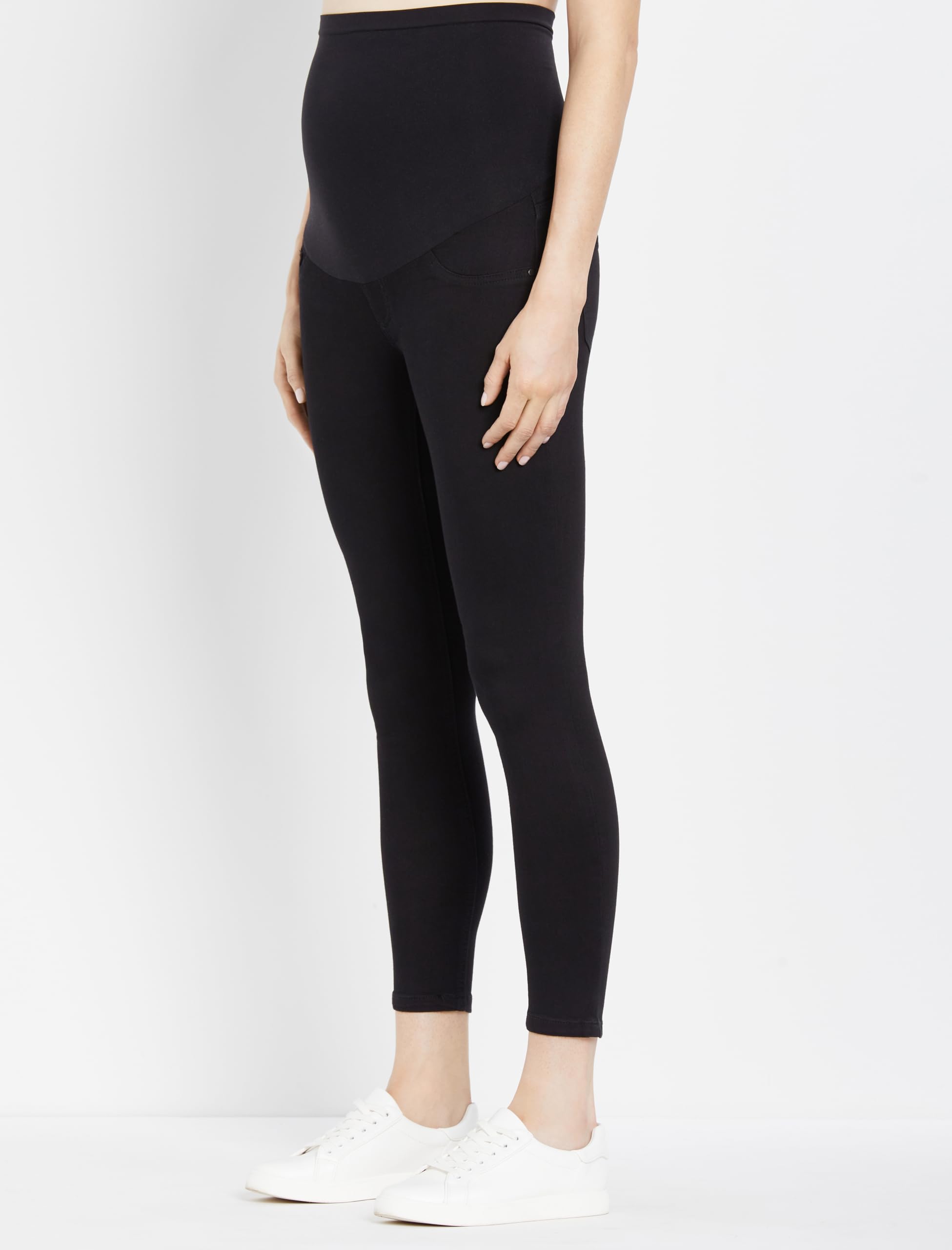Motherhood Maternity Women's Super Stretch Secret Fit Over the Belly Skinny Jeans - Comfortable Maternity Pants for Pregnancy & Postpartum | Perfect for Work, Casual Wear & Everyday Use