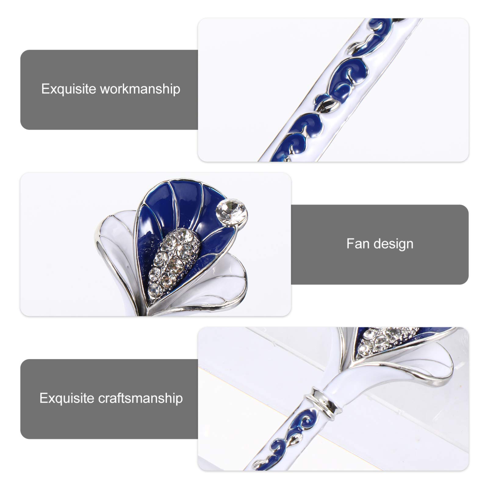 Beaupretty Crystal Leaf Hair Stick - Chinese Hanfu Hairpin, Bridal Hair Clip & Chignon Maker for Long Hair - Elegant Hair Accessories for Weddings, Cosplay, and Traditional Chinese Style