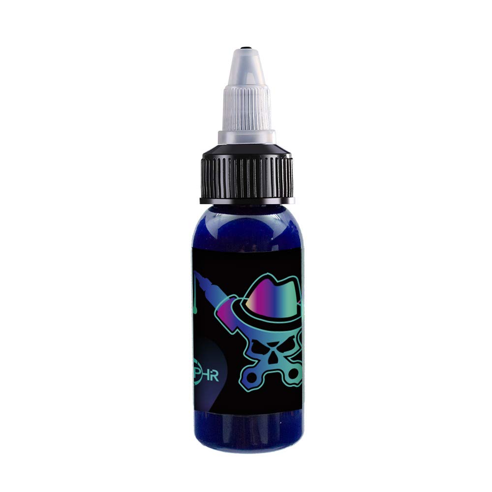 OPHIR Acrylic Airbrush Paint for Model Hobby, Shoes & Leather - Opaque Acrylic Pigment Ink - Easy Clean with Water/Alcohol (Phthalocyanine Blue) - Perfect for DIY Crafts, Custom Sneakers & Scale Model Painting
