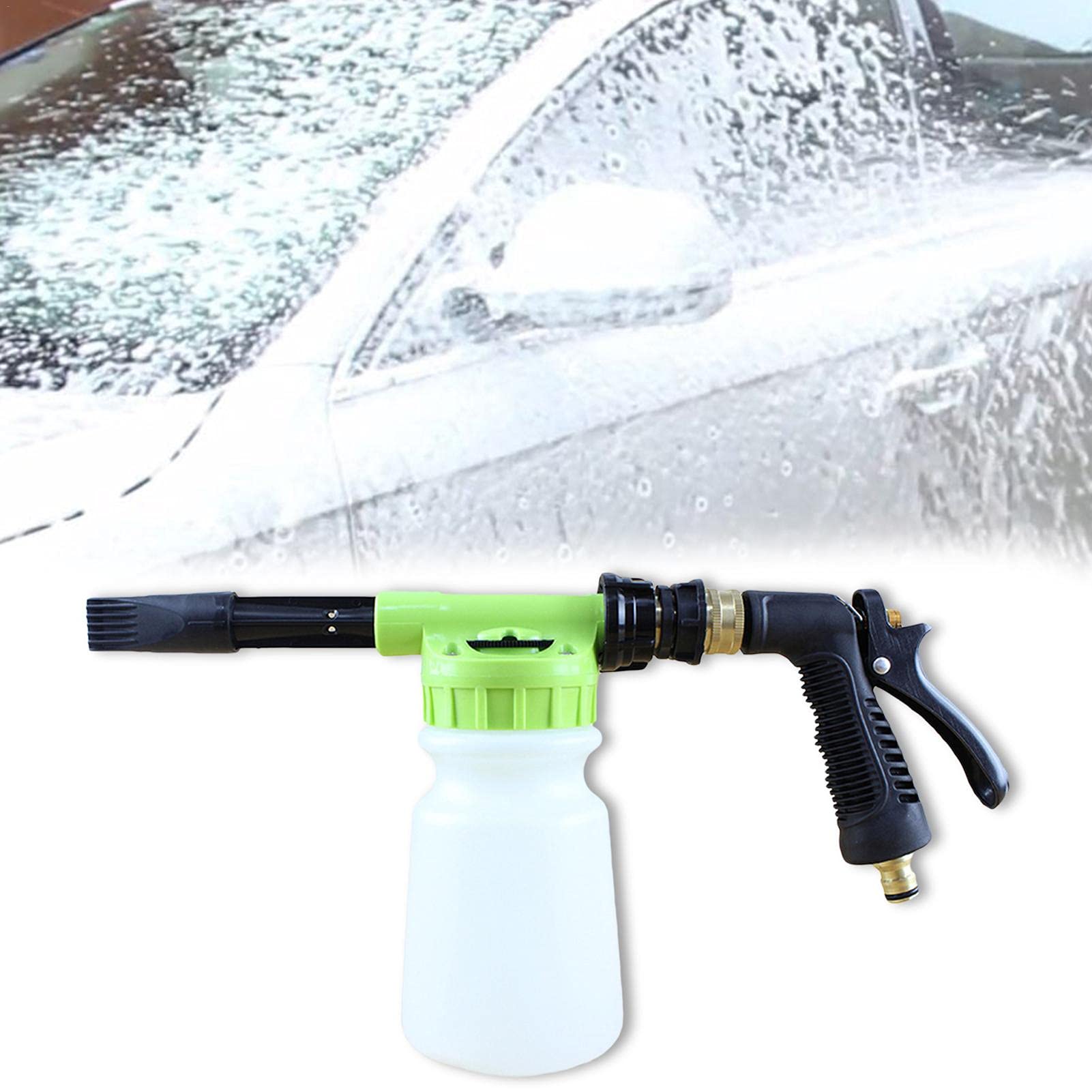 Naysku Car Wash Foam Sprayer with Detachable Large Capacity Tank - Foaming Pump Sprayer for Auto Detailing, Connects to Any Garden Hose - Perfect for Home Car Washing, Motorcycle & RV Cleaning