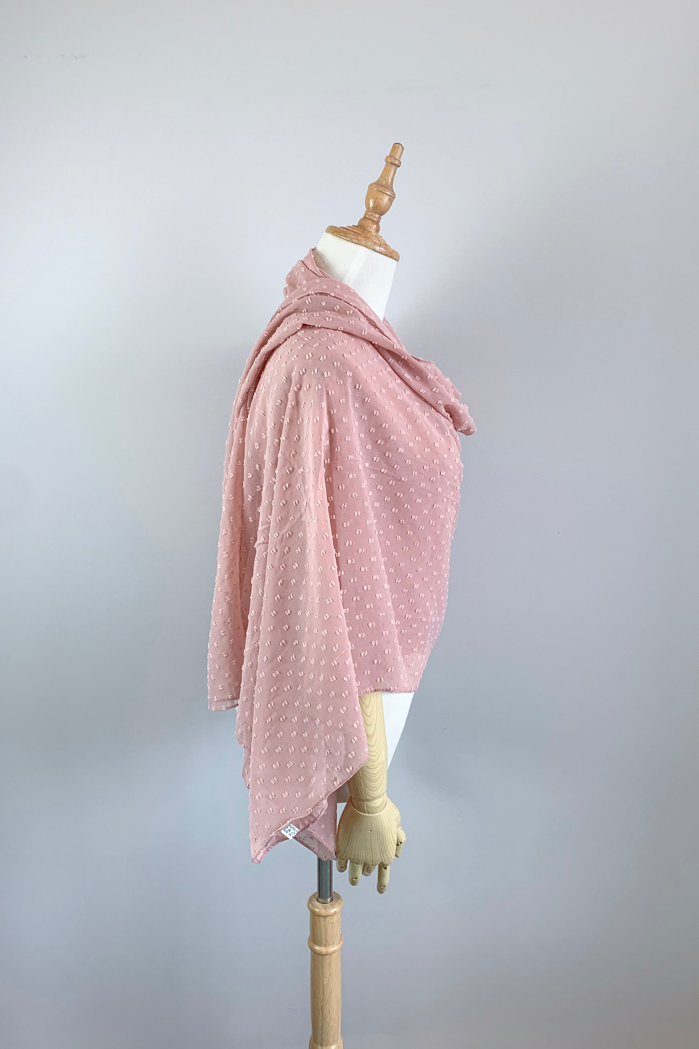 Blush Beige Long Scarf Cover Up Shawl - Soft Fashion Wrap for Women (Lola Blu08) | Perfect for Beach, Wedding, and Evening Outfits