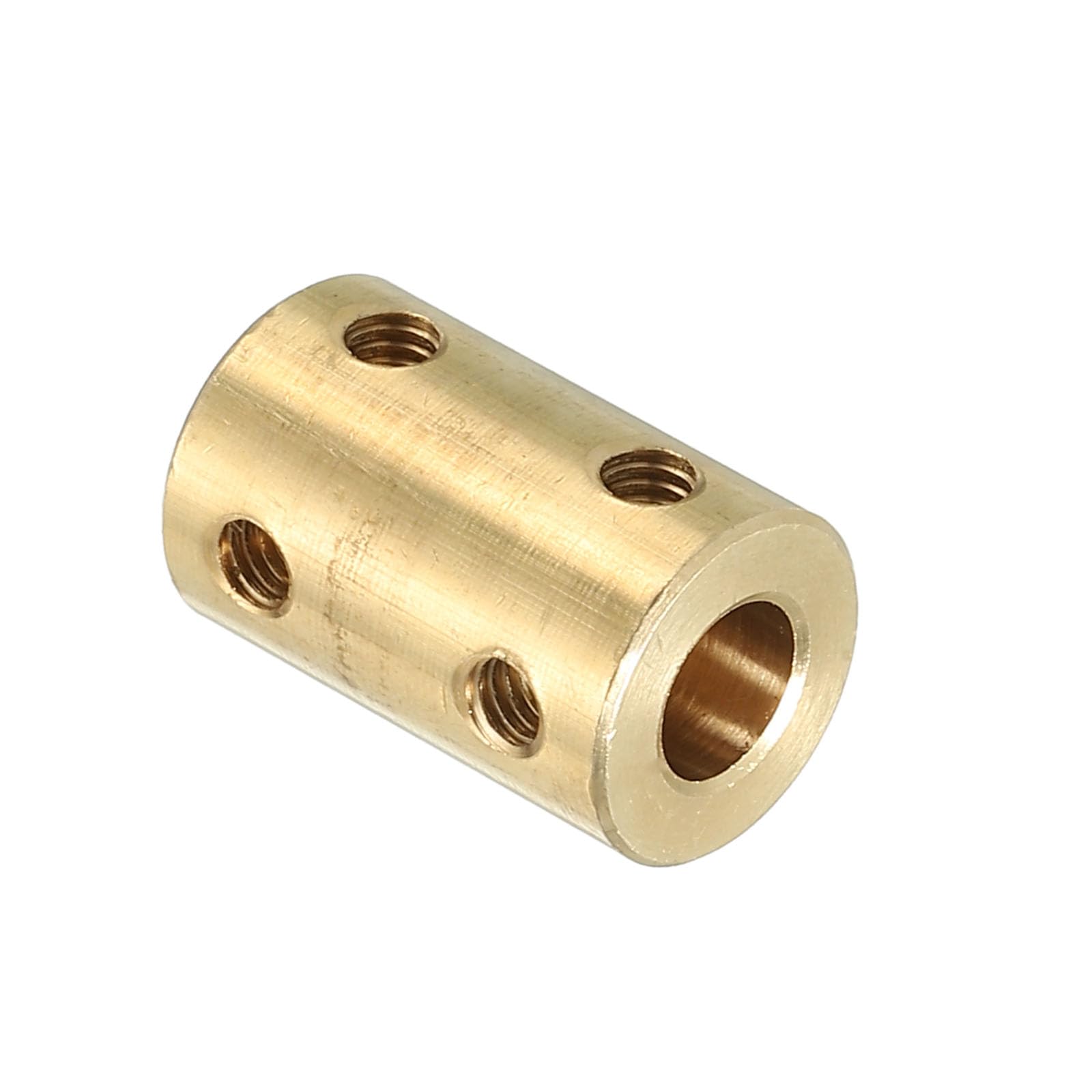 PATIKIL 7mm to 7mm Bore Rigid Shaft Coupler Connector - L22 x D14mm Motor Shaft Joint with Screws for 3D Printers, CNC Machines, Robotics (4-Pack) - Perfect for Precise Motion Control & DIY Projects