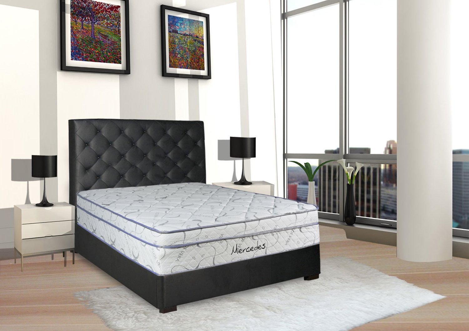 9-Inch Medium Firm Pocket Coil Mattress with Foam Encased Pillowtop - Fully Assembled Twin Size White - Orthopedic Support for Back Pain Relief - Perfect for Guest Rooms, Dorm Beds & Small Spaces - Ideal for Home, Office Nap, and RV Travel Use