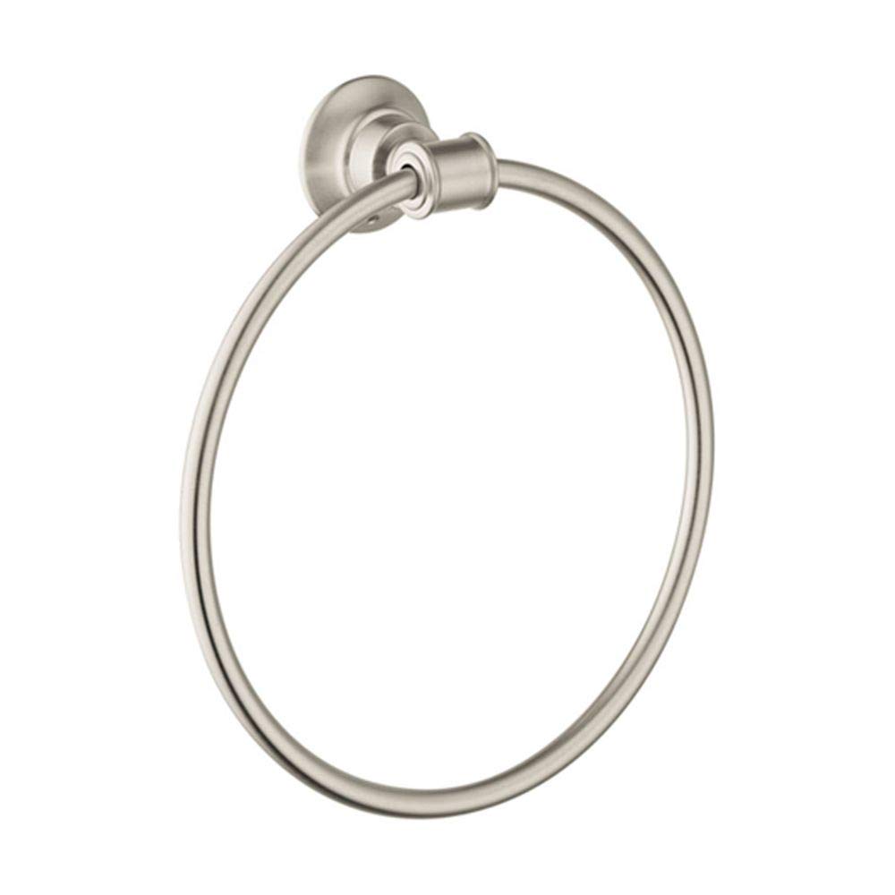 Premium 9-inch AXOR Towel Ring - Brushed Nickel Bathroom Towel Holder (Model 42021820) for Modern & Luxury Bathroom Decor