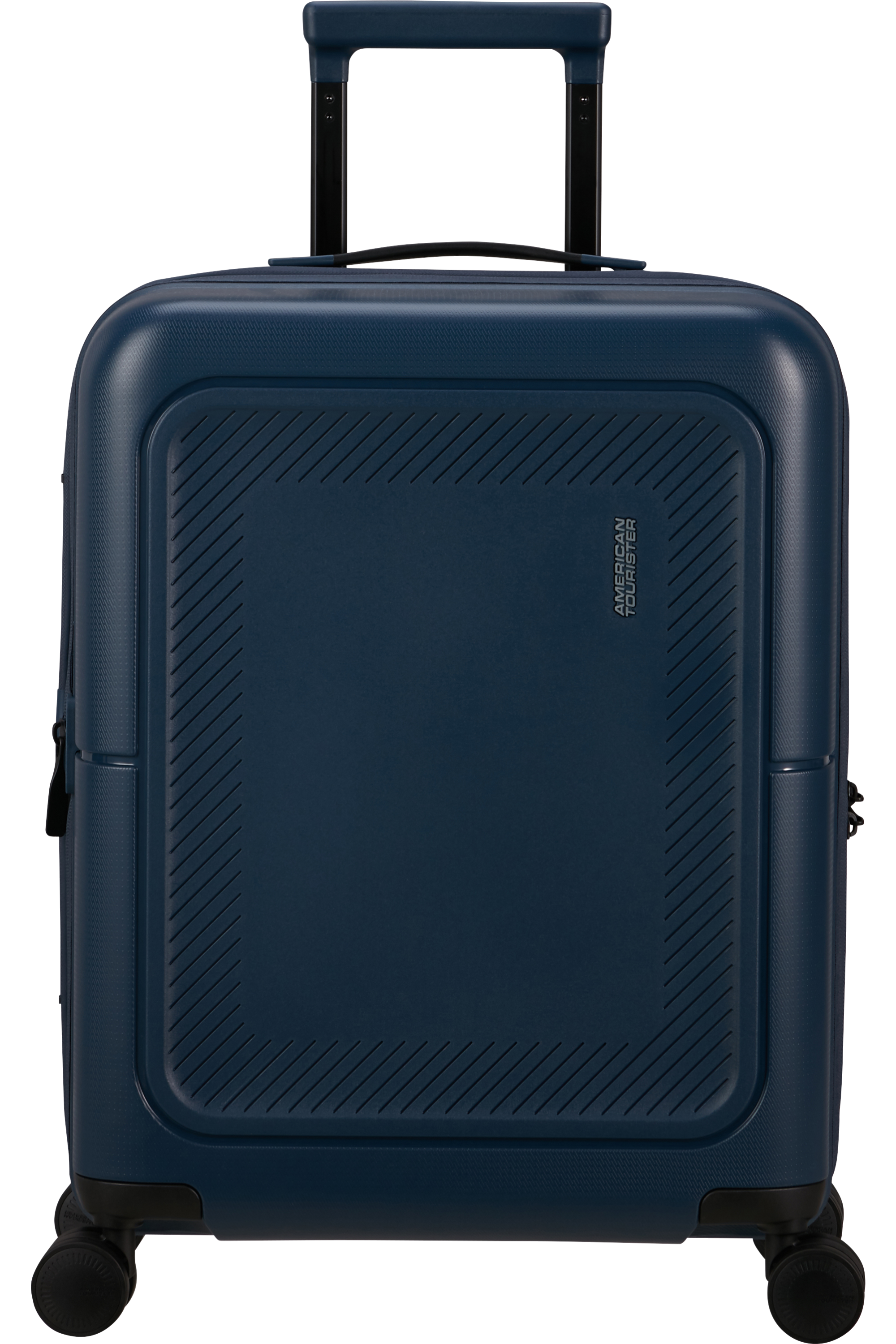 American Tourister Dashpop 55cm Cabin Spinner Luggage - Midnight Blue | Lightweight Carry-On Suitcase for Air Travel & Weekend Getaways