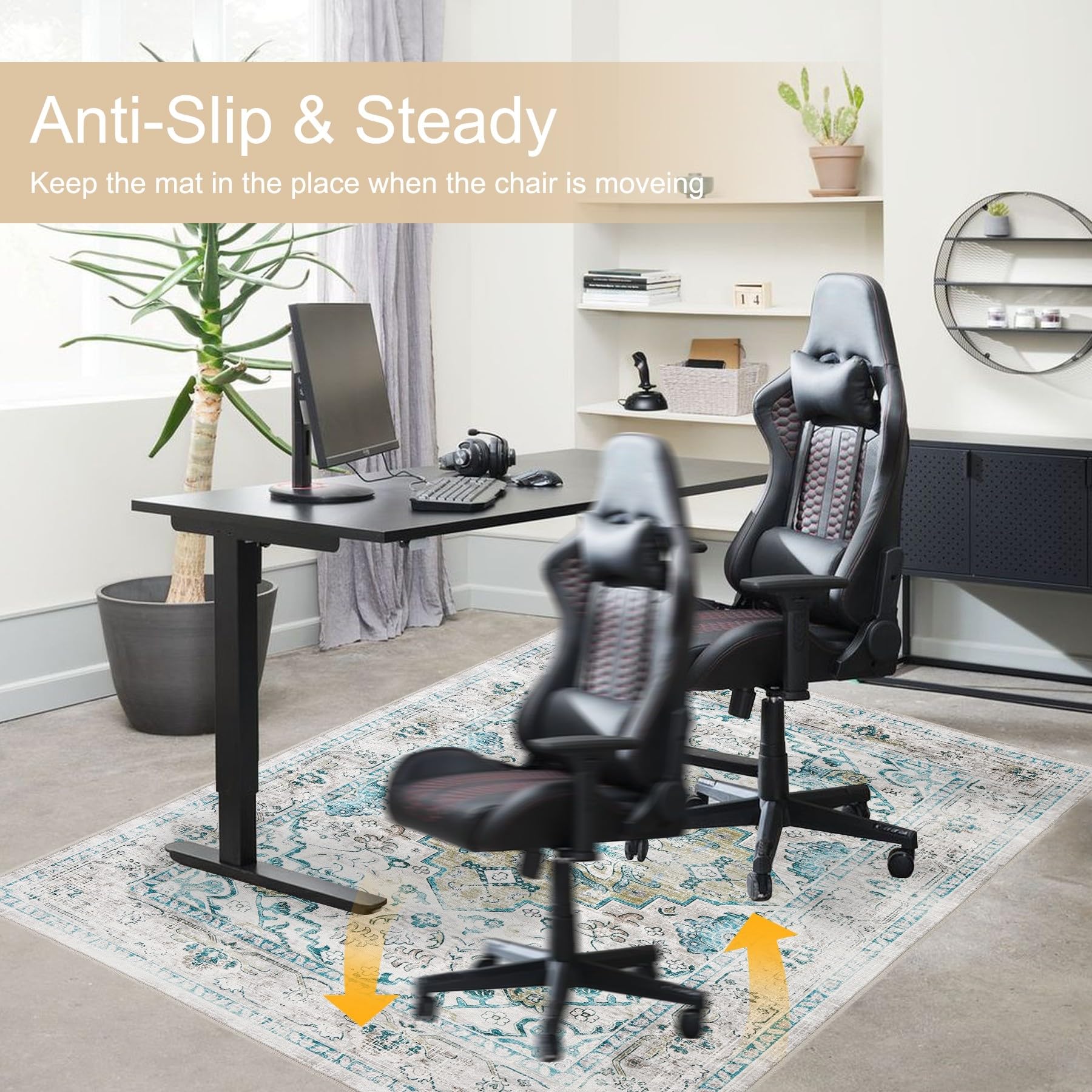 Premium Office Chair Mat for Hardwood & Tile Floors 48