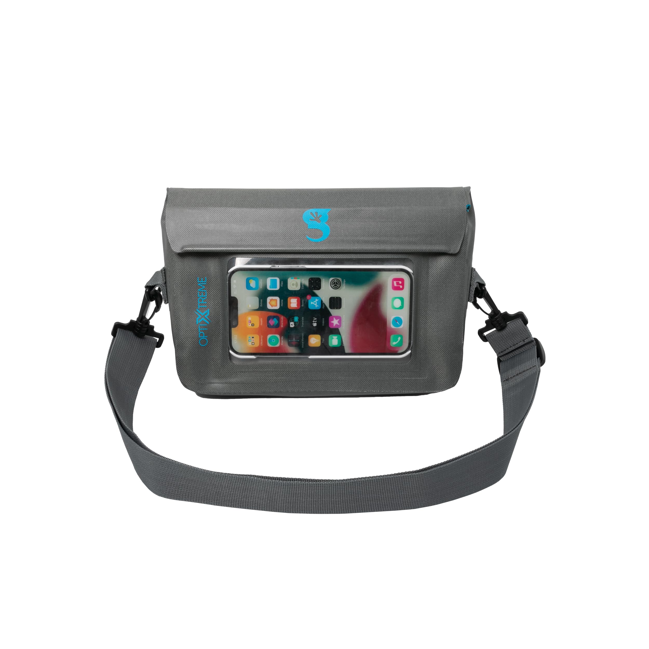 Geckobrands OptiXtreme Waterproof Phone Case with Magnetic Closure & Storage Compartment - Secure Pouch for Swimming, Beach & Outdoor Activities