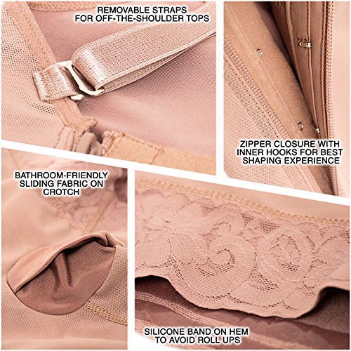 LT.ROSE Fajas Colombianas Postpartum Shapewear P111 - High Compression Post-Surgery & Postpartum Girdle for Women - Slimming Waist Trainer for Tummy Control & Body Shaping - Perfect for Recovery After C-Section or Childbirth