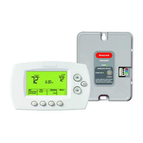 Honeywell Home YTH6320R1023 Wireless Programmable Thermostat FocusPRO Kit with Wireless Adapter - Compatible with TrueZONE Panel | Smart Temperature Control for Home & Office