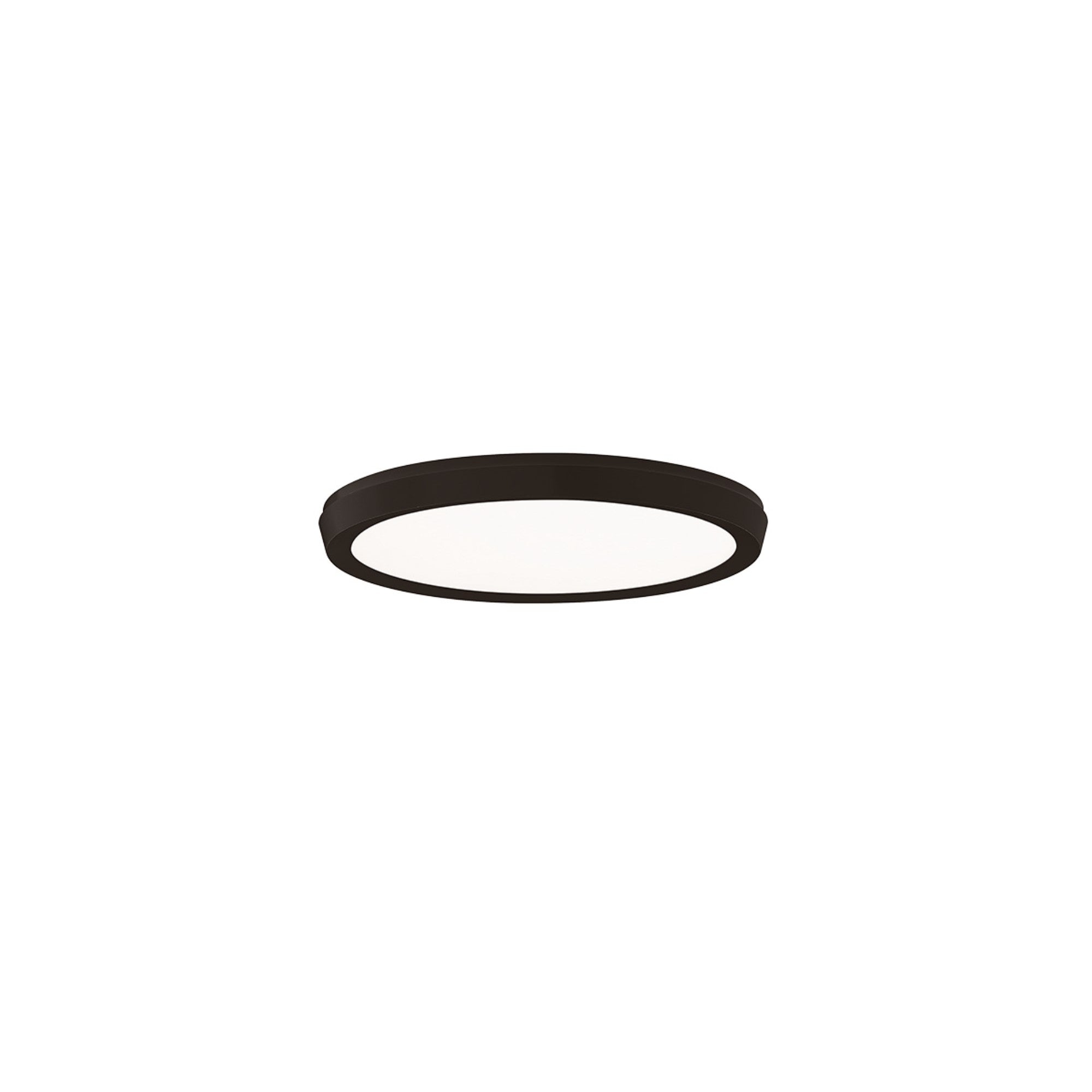 Argo 11 Inch LED Flush Mount Ceiling Light Fixture, 3500K Warm White, Black Finish - Perfect for Bedroom, Kitchen, Hallway & Closet Lighting