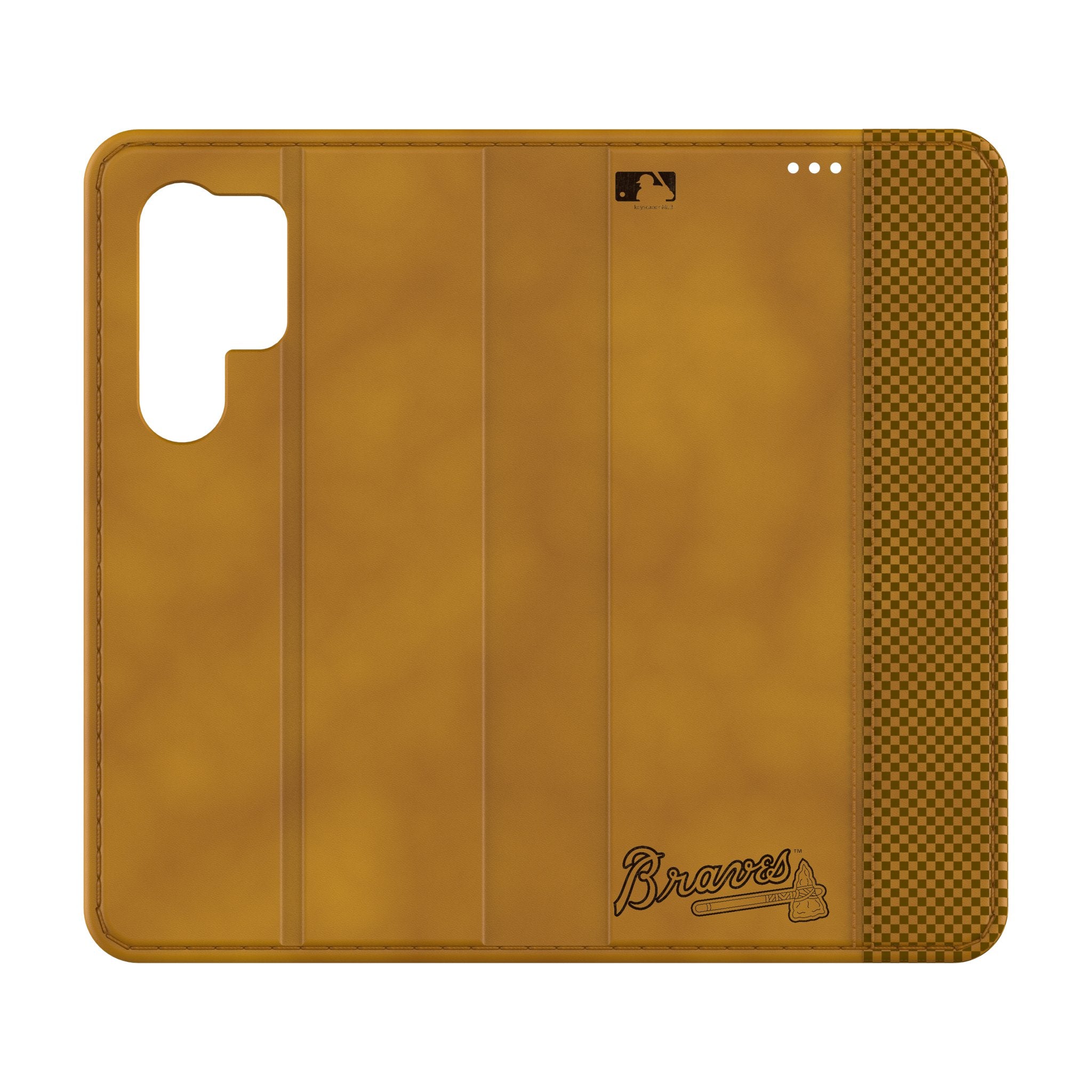 Atlanta Braves Burn Folio Phone Case for Samsung Galaxy - Durable Protective Cover with Team Logo - Perfect for Fans, Games & Everyday Use