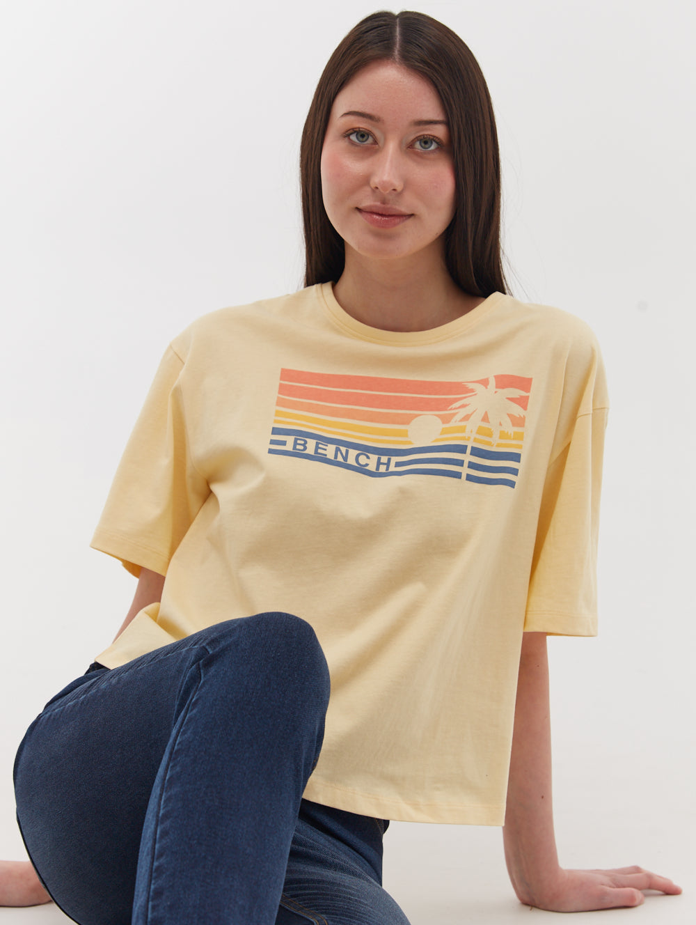 Bray Sunset Graphic T-Shirt for Men & Women | Vintage Sunset Print Cotton Tee | Casual Wear for Beach, Travel & Street Style