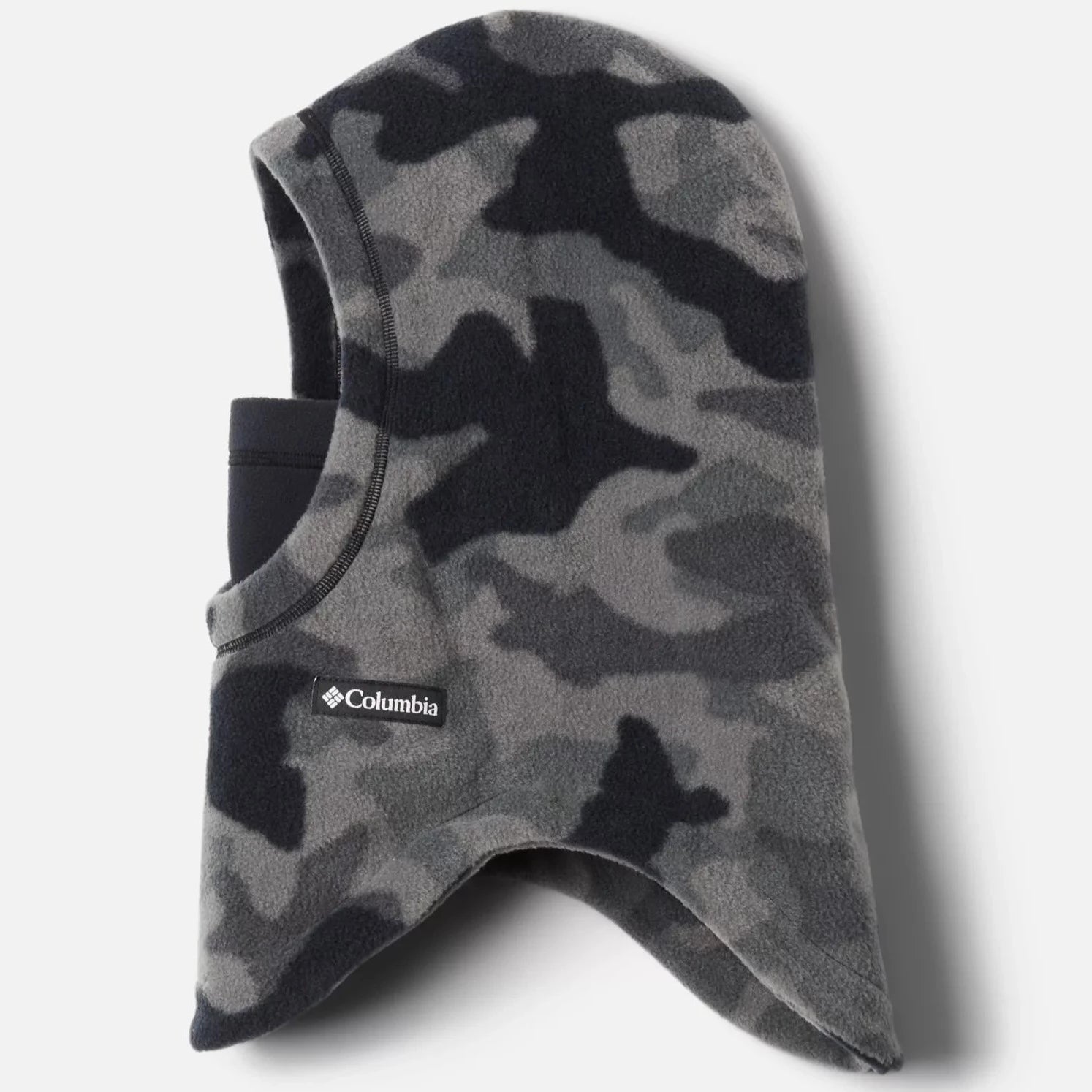 Columbia Black Camo Frosty Trail Youth Balaclava Face Mask - Winter Skiing, Snowboarding & Outdoor Cold Weather Protection for Kids