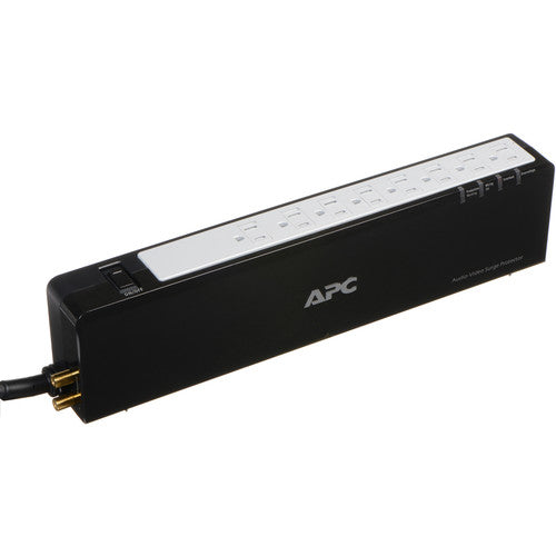 APC P8V SurgeArrest 8-Outlet Surge Protector Power Strip with 2160 Joules Protection - Perfect for Home Office, Electronics & Gaming Setup