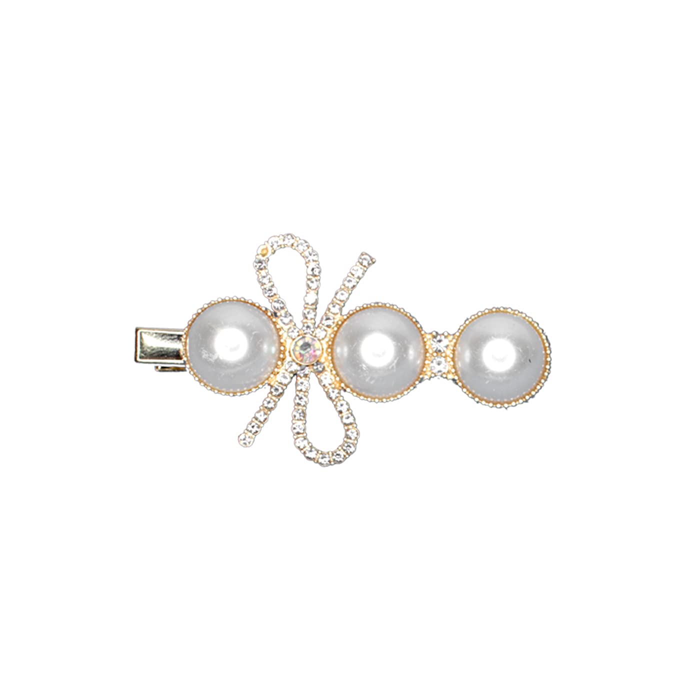 Majik Pearl Hair Clips for Women & Girls - Elegant Decorative Hairpins Set of 5 - Perfect for Weddings, Parties & Everyday Hairstyles