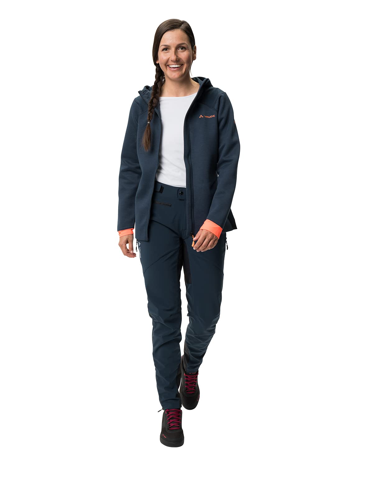 VAUDE Women's Qimsa Softshell Pants II - Waterproof Hiking Trousers for Outdoor Adventures, Travel & Winter Sports