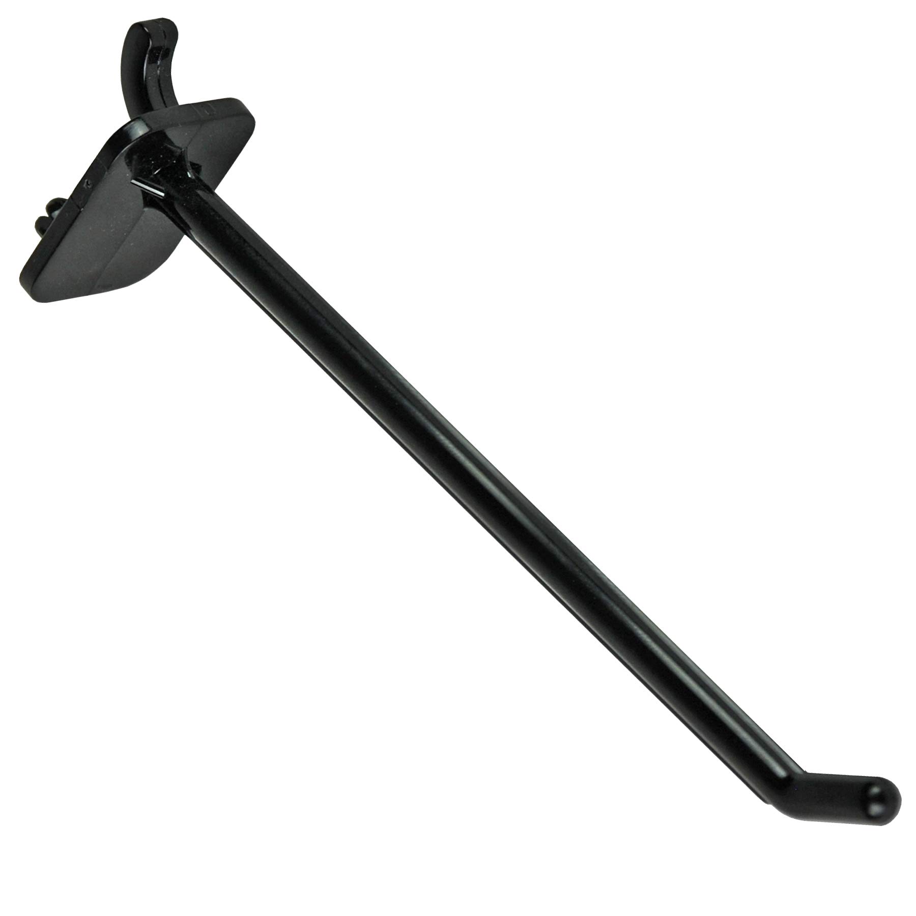 50 Pack Black Pegboard Hooks - 6
