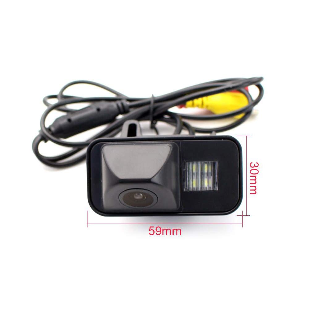 HD 520TVL Waterproof CCD Rear View Backup Camera for 2009-2010 Toyota Corolla & Vios - Perfect for Safe Parking & Night Driving